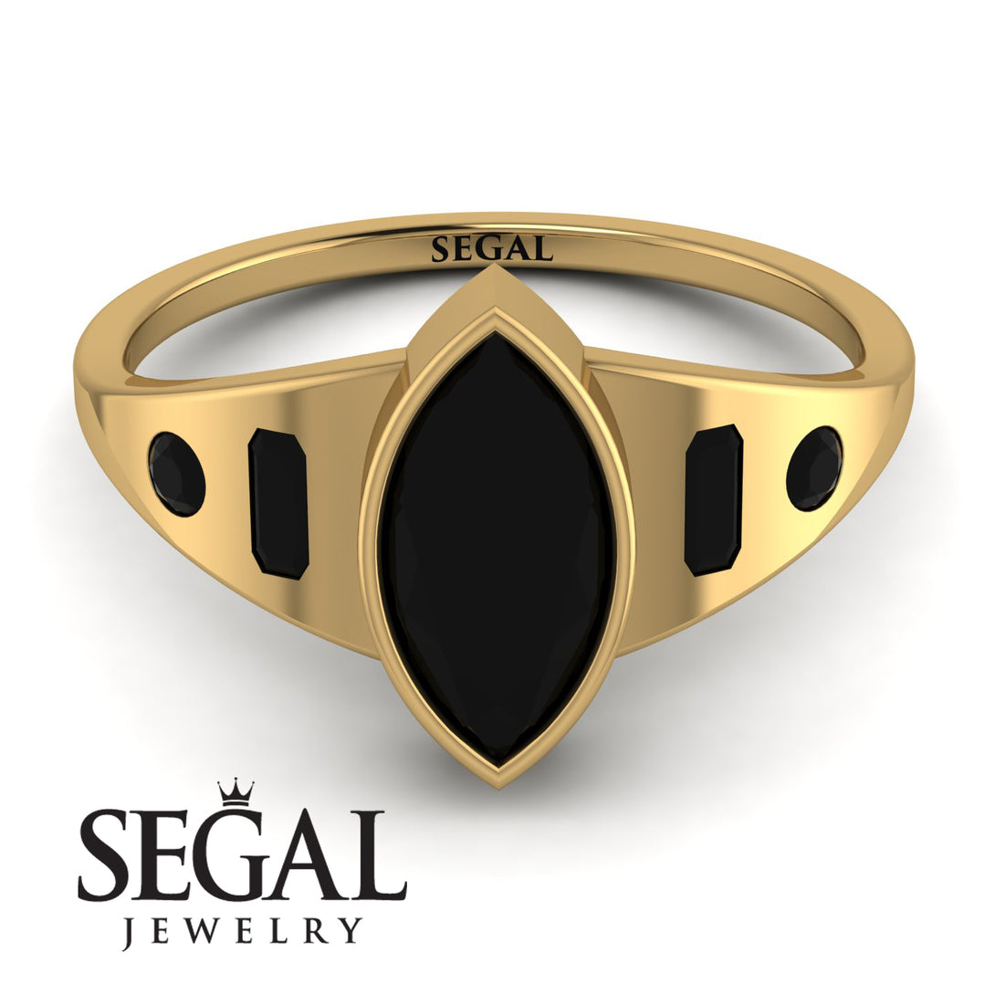 Marquise Bezel Diamond Ring - Juliana No. 37